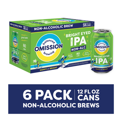 Omission Bright Eyed IPA Non-Alcoholic 6pk 12oz Cans