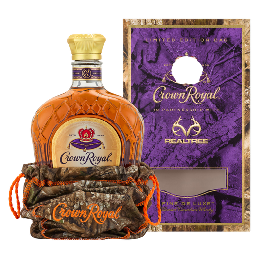 Crown Royal Deluxe Whiskey 750ml Realtree Bag 80 Proof