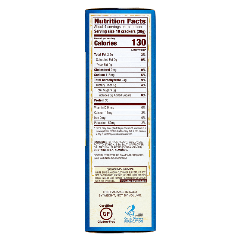 Blue Diamond Almond Nut-Thins 4.25oz