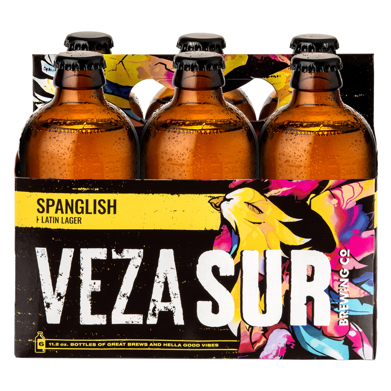 Veza Sur Brewing Spanglish Lager 6pk 12oz Btl 4.2% ABV