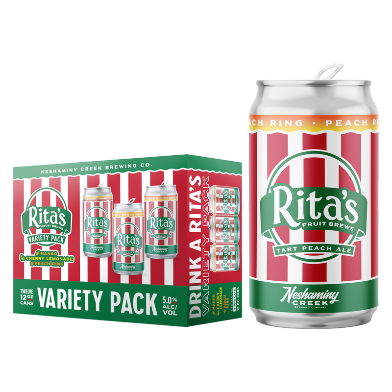 Neshaminy Creek Rita's Fruit Brews Variety 12pk 12oz Can 5.0% ABV