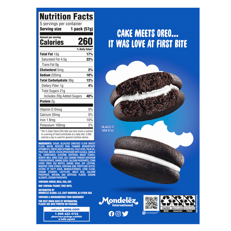 Oreo Cakesters 10.1oz