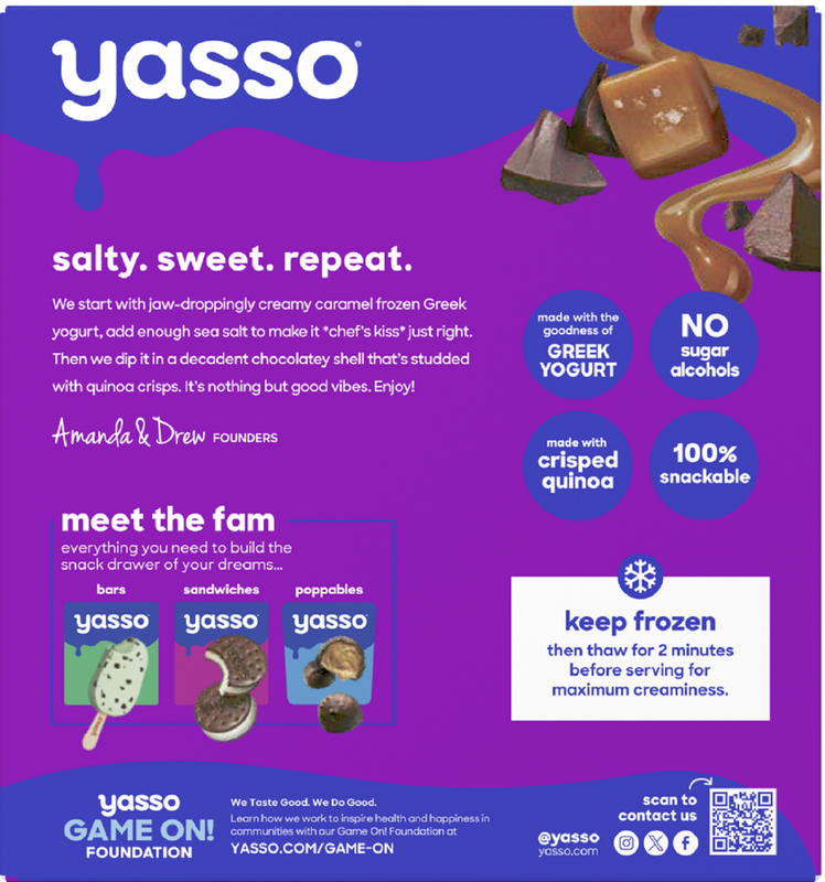 Yasso Caramel Chocolate Crunch Bars 4ct