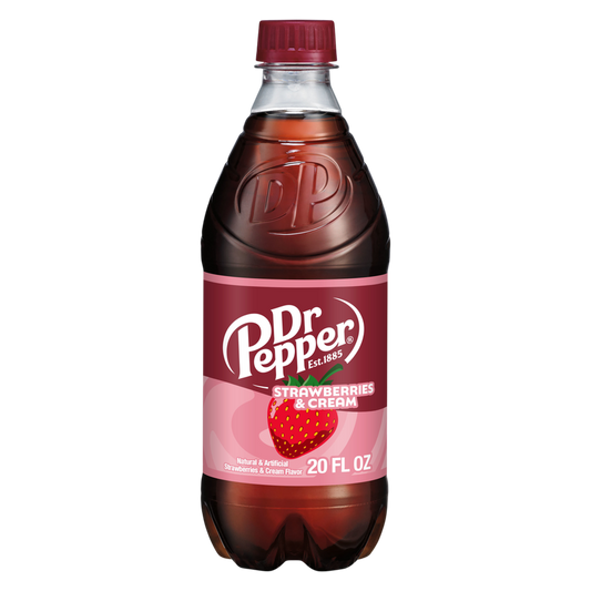 Dr Pepper Strawberries and Cream 20oz Btl
