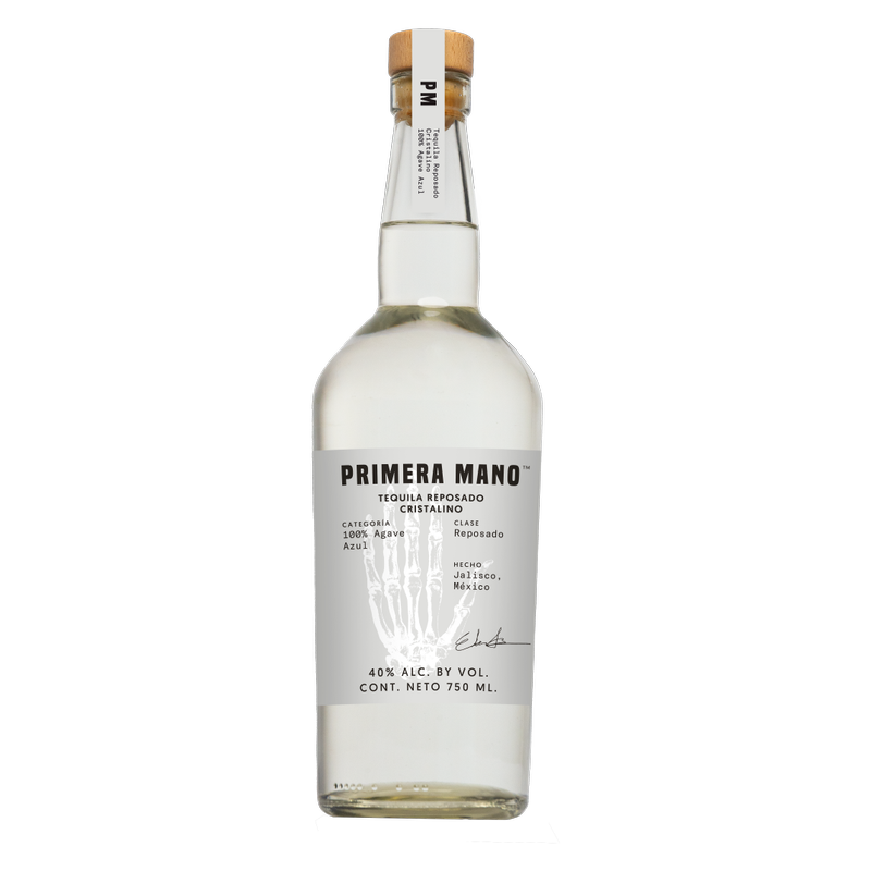 Primera Mano Tequila Reposado Cristalino 750ml (80 Proof)