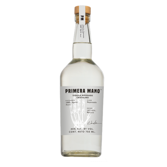 Primera Mano Tequila Reposado Cristalino 750ml (80 Proof)