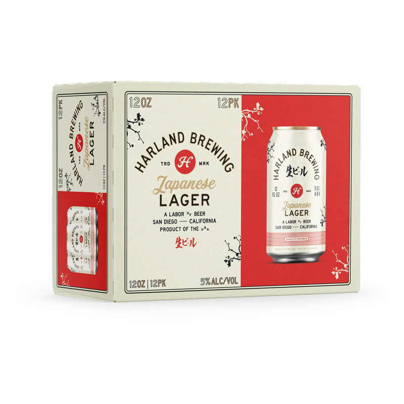 Harland Japanese Lager 12pk 12oz Can