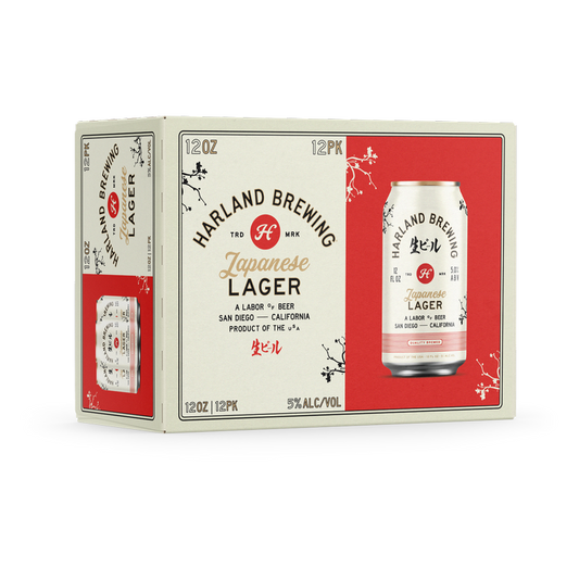 Harland Japanese Lager 12pk 12oz Can