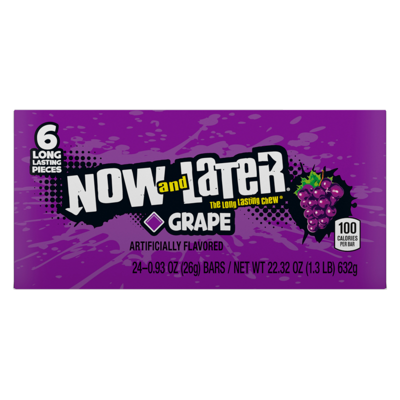 Now & Later Grape, 0.93oz