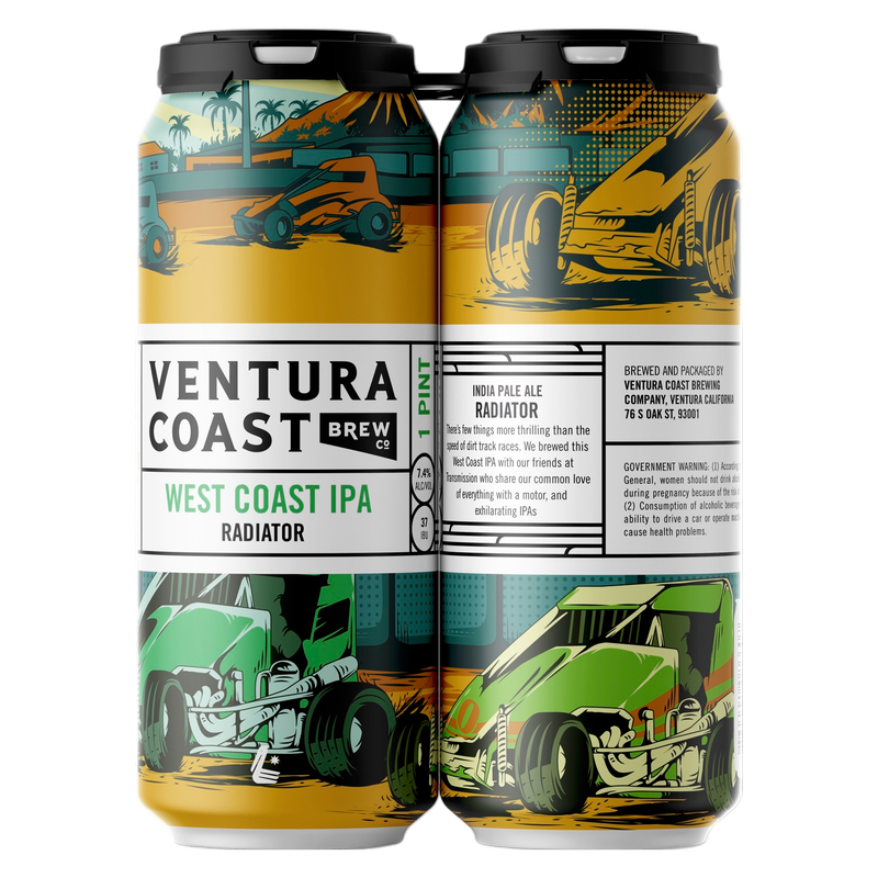 Ventura Coast West Coast IPA 4pk 16oz Can 7.4% ABV