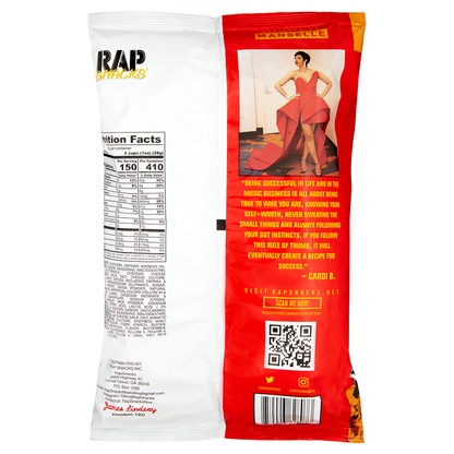 Rap Snacks Cardi B Habanero Hot Cheese Popcorn 2.75oz
