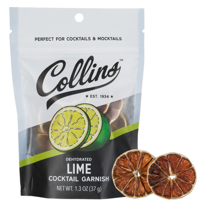 Collins Dehydrated Lime Cocktail Garnish