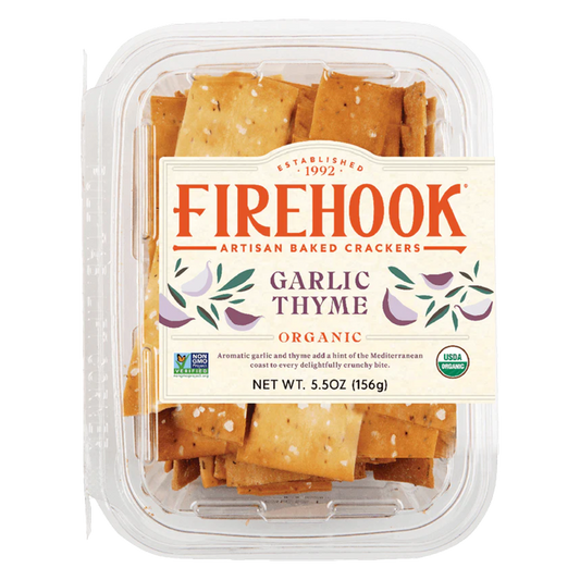 Firehook Crackers Garlic Thyme 5.5oz