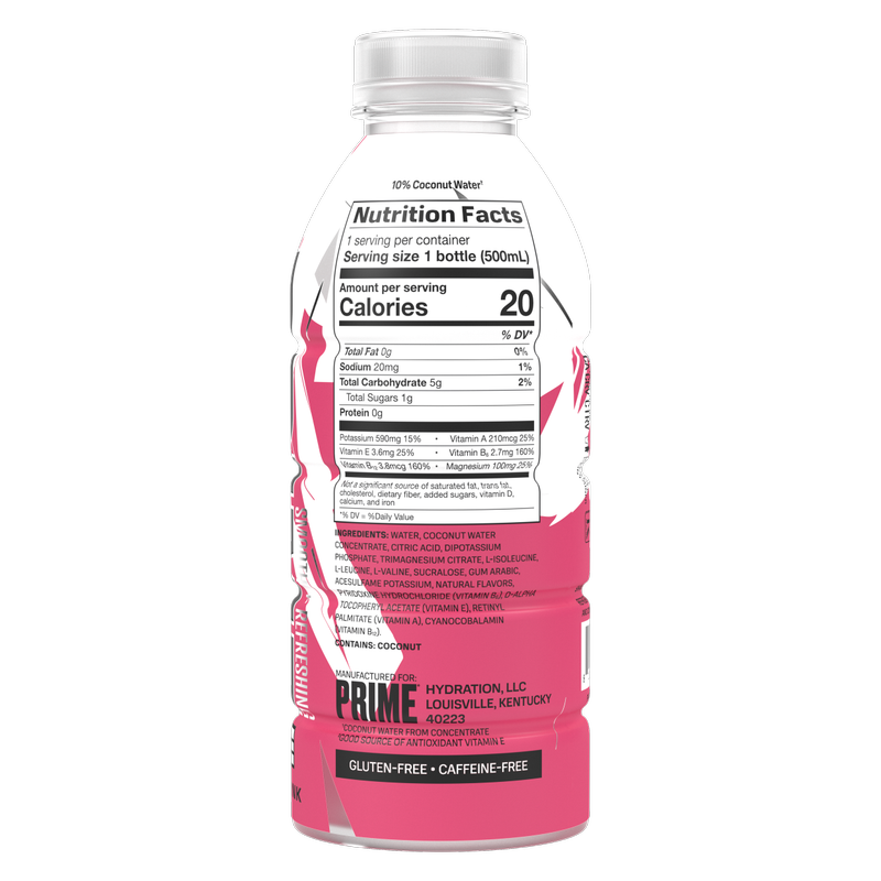 Prime Hydration Ice Red Chill 16.9oz Btl