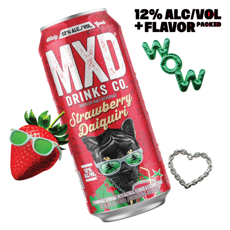 MXD Cocktail Co. Strawberry Daiquiri Single 16oz Can