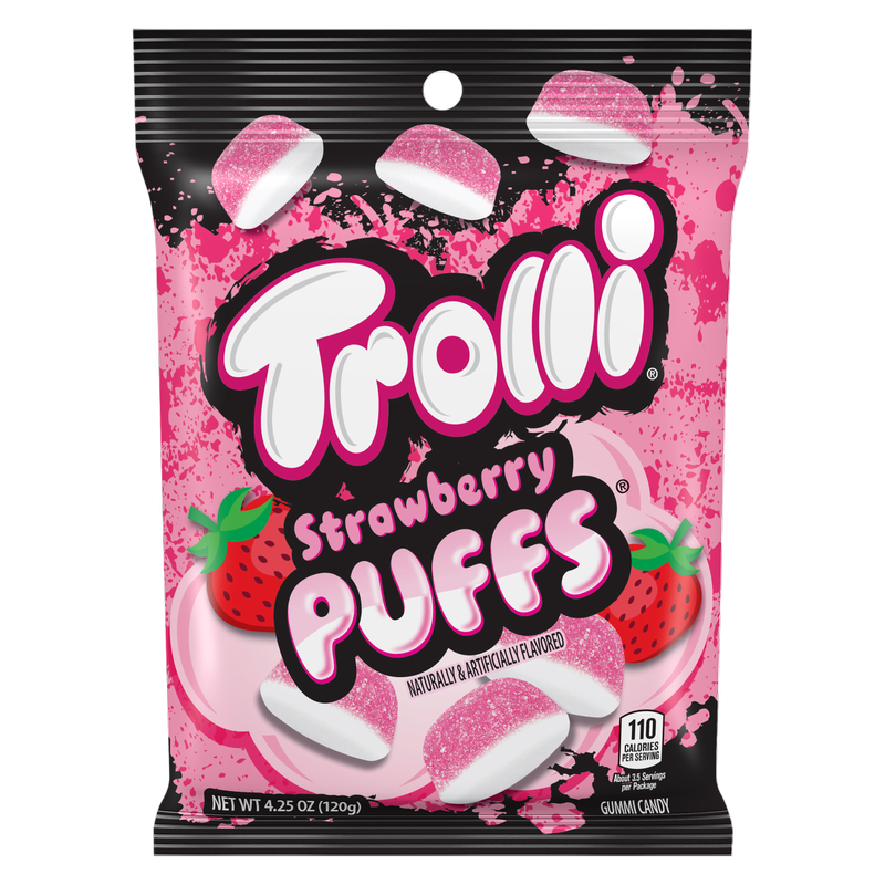 Trolli Strawberry Puffs, 4.25 oz