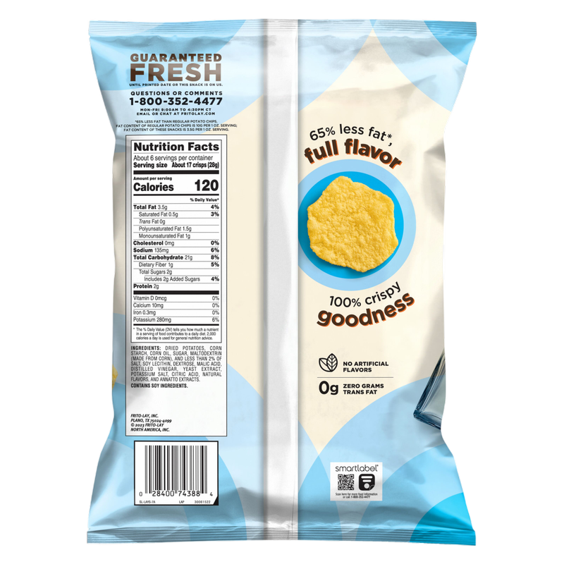 Baked Lay's Salt & Vinegar, 6.25oz