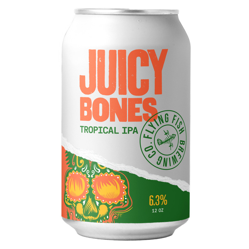 Flying Fish Juicy  Bones Tropical IPA 6pk 12oz Cans 6.3% Abv