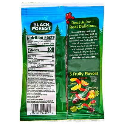 Black Forest Gummy Worms 4.5oz