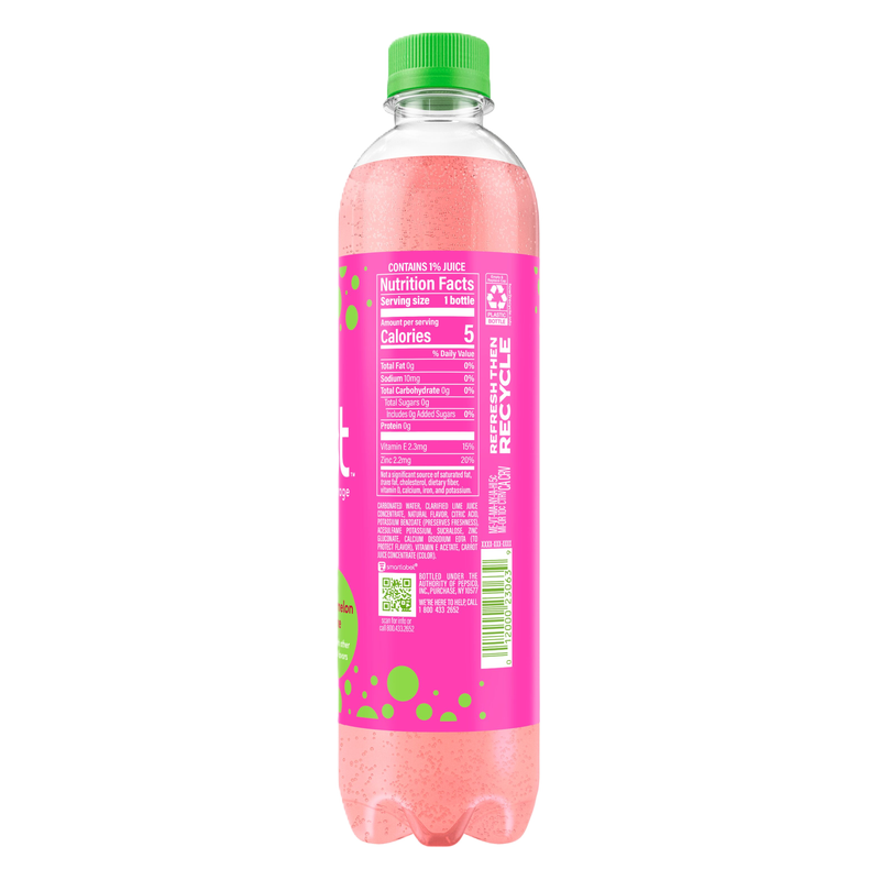 Bubly Burst Watermelon Lime 16.9oz Btl
