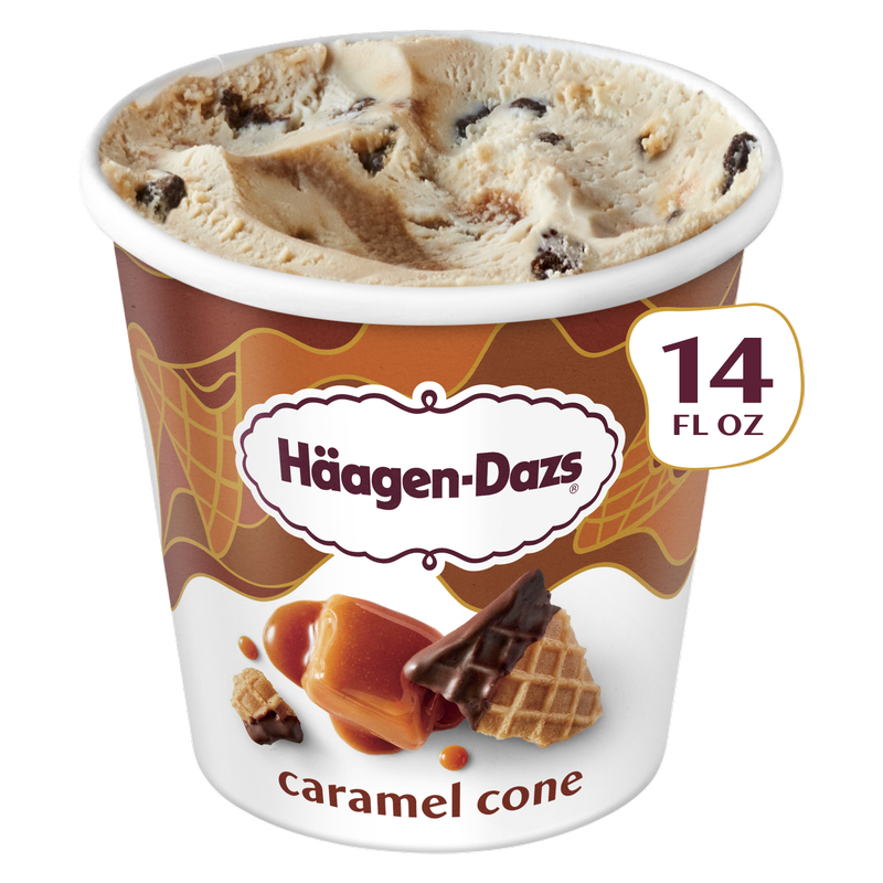 Haagen-Dazs Caramel Cone Ice Cream, 14oz.