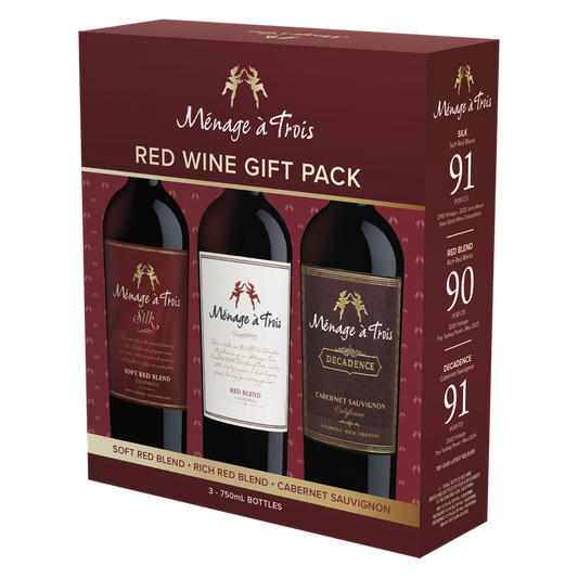 Menage A Trois California Variety 3 Pack (3PK 750 ML)
