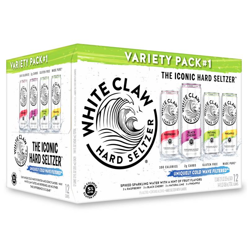 White Claw Seltzer Variety #1 12pk 12oz Can 5.0% ABV