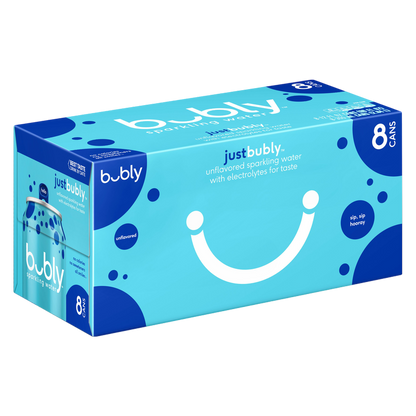 Bubly Unflavored 8pk 12oz Can