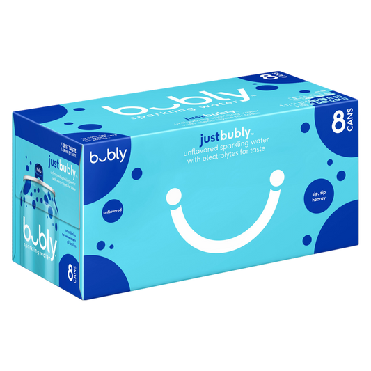 Bubly Unflavored 8pk 12oz Can