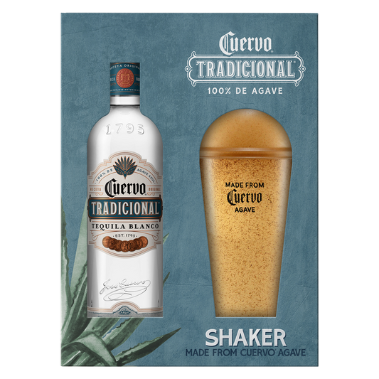 Jose Cuervo Tradicional Plata with Giftset 750ml (80 Proof)