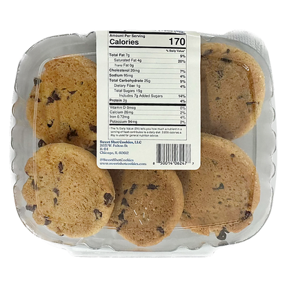 Sweet Shot Cookies Chocolate Chip Ganache 6ct 10oz