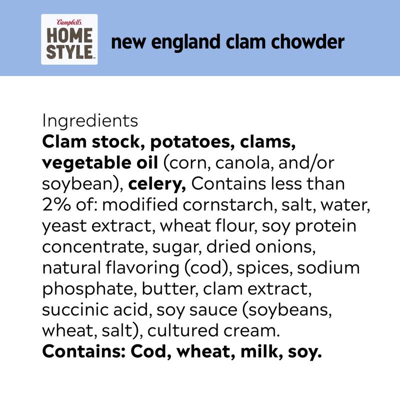 Campbell's New England Clam Chowder 16.3oz
