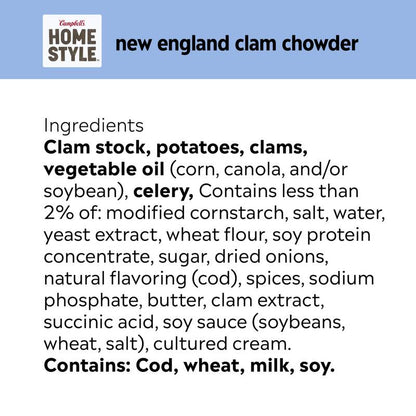 Campbell's New England Clam Chowder 16.3oz
