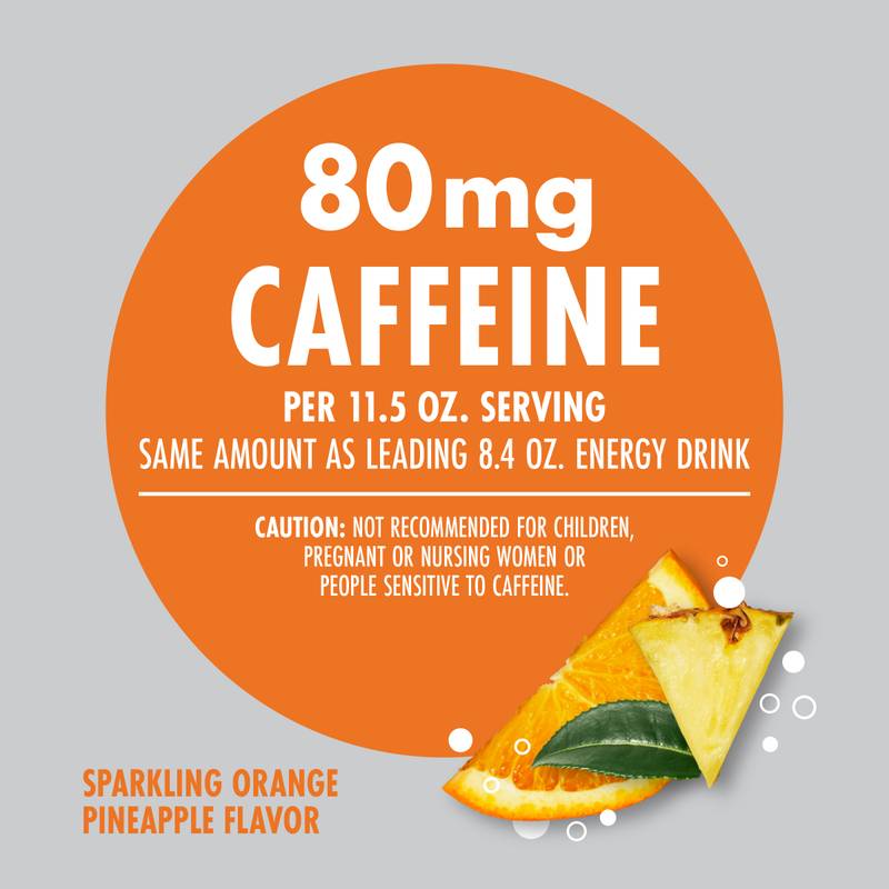 V8 Plus Energy Sparkling Orange Pineapple 4pk 11.5oz Can