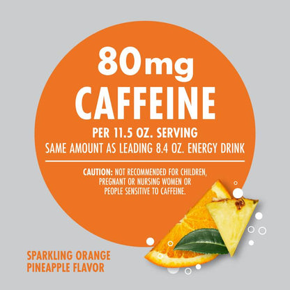 V8 Plus Energy Sparkling Orange Pineapple 4pk 11.5oz Can