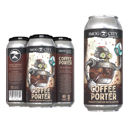 Smog City Coffee Porter 4pk 16oz Can