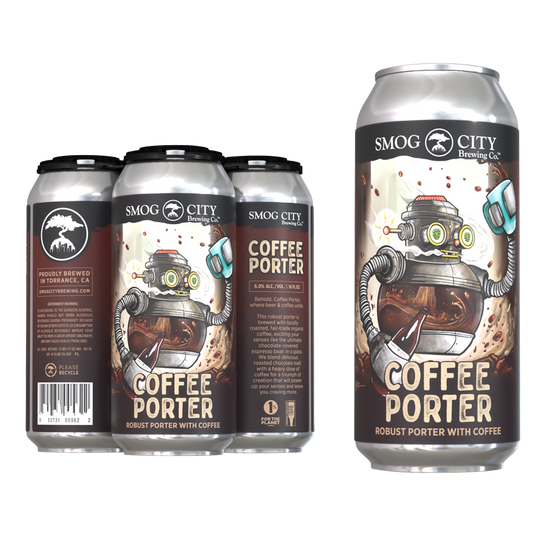 Smog City Coffee Porter 4pk 16oz Can