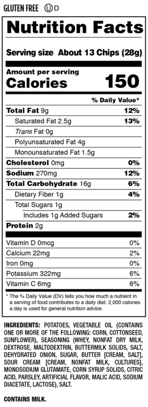 Herr's Sour Cream and Onion Popcorn, 6 oz