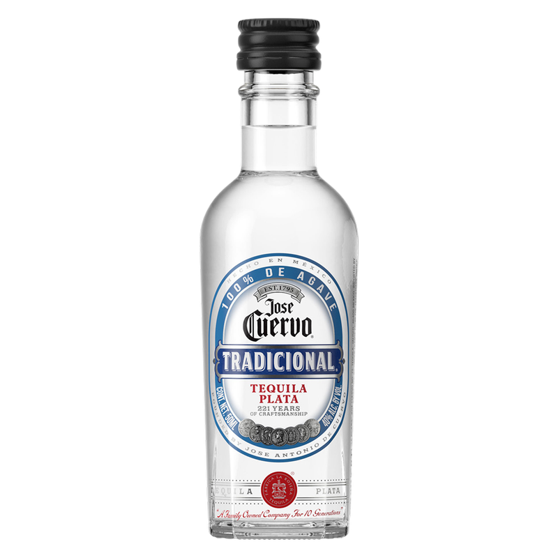 Jose Cuervo Tradicional Plata Tequila 50ml (80 Proof)