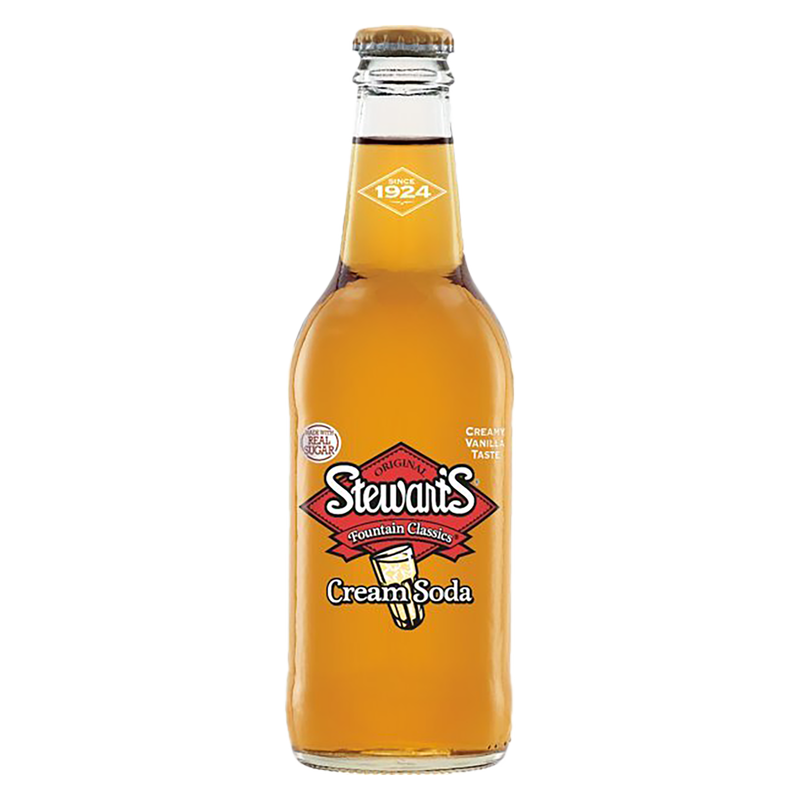 Stewarts Cream Soda 12oz Btl