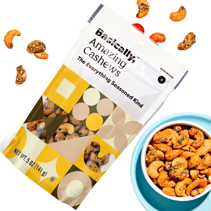 Basically, Everything Seasoned Cashews 5oz