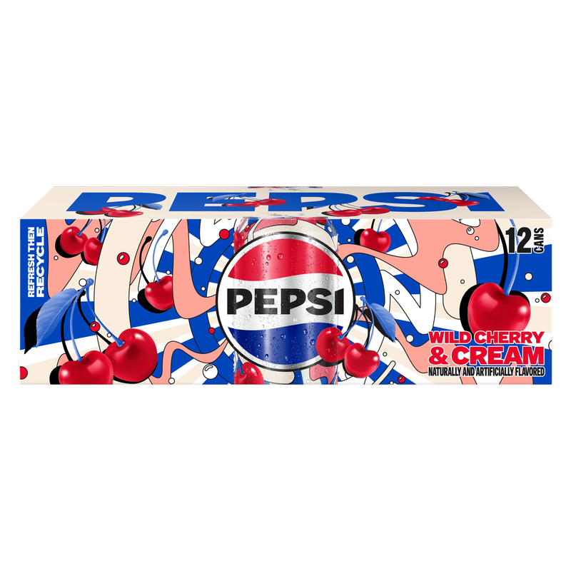 Pepsi Wild Cherries and Cream 12pk 12oz Can