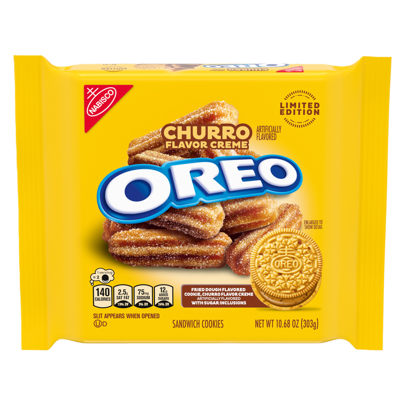 OREO Churro Creme Sandwich Cookies, Limited Edition, 10.68 oz
