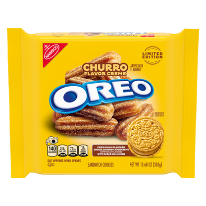 OREO Churro Creme Sandwich Cookies, Limited Edition, 10.68 oz