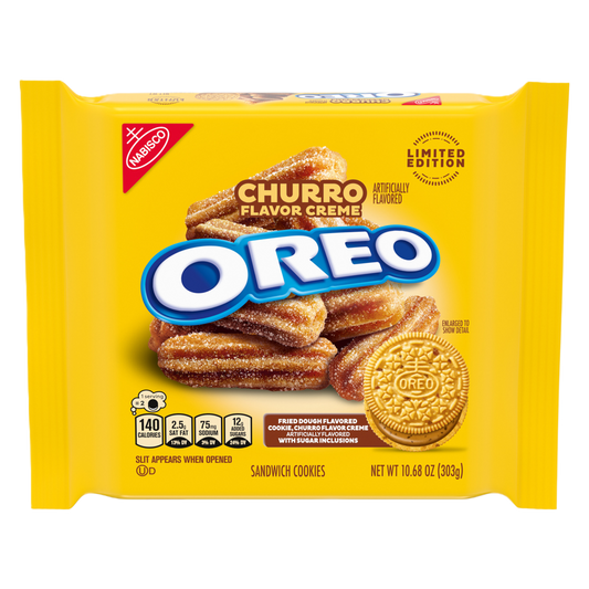 OREO Churro Creme Sandwich Cookies, Limited Edition, 10.68 oz