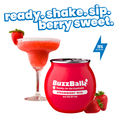 BuzzBallz Chillers Strawberry 'Rita 187ml