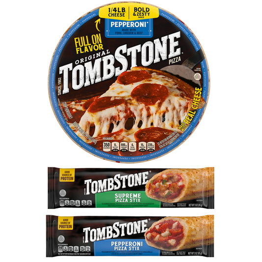 Tombstone Pepperoni Pizza & Supreme and Pepperoni Pizza Stix Bundle