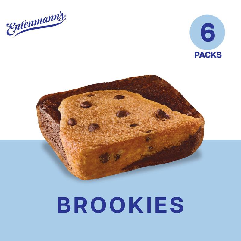 Entenmann's Brownie Chocolate Chip Mini Snack Cakes, 6 packs, 12 oz