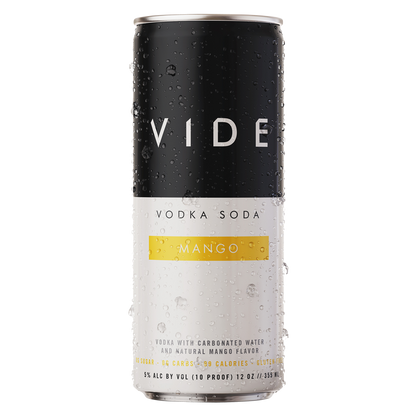VIDE Mango Vodka Soda 4pk 12oz Can 5% ABV