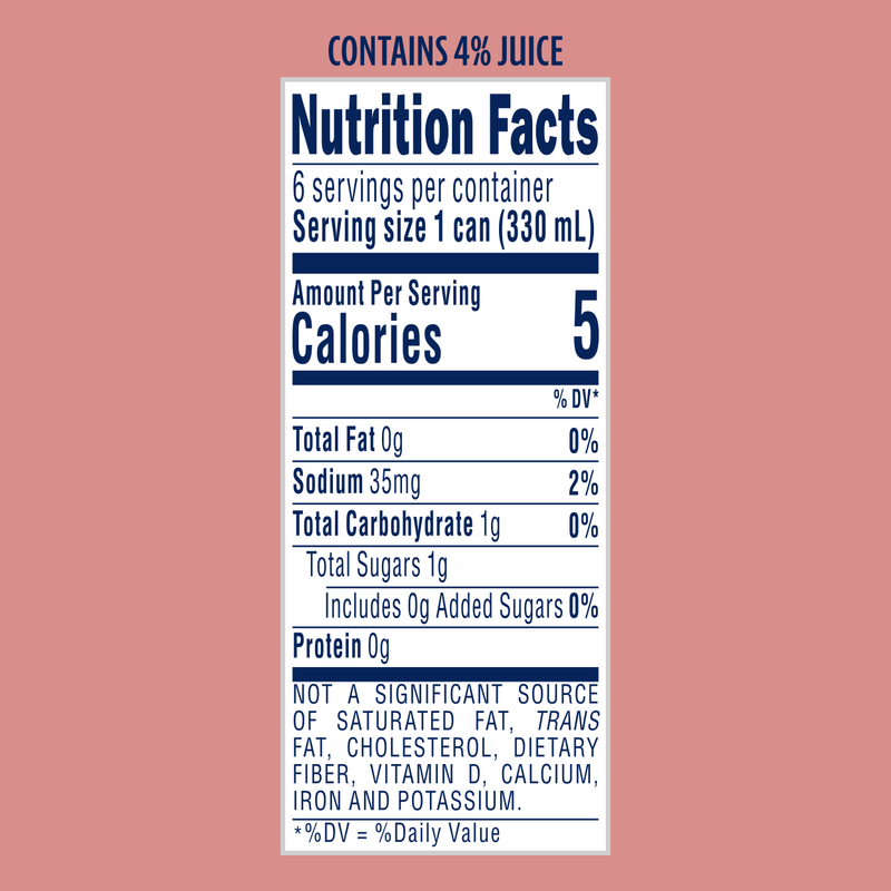 San Pellegrino Ciao! Peach Sparkling Water 6pk 330mL Can